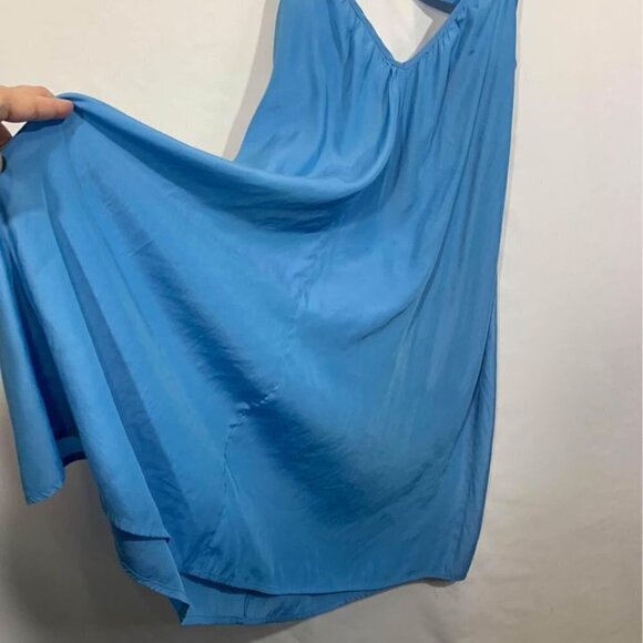 WOMAN’S lightweight sundress/swimsuit cover up. Bright blue. Size 4. Gorgeous ba - Picture 2 of 7